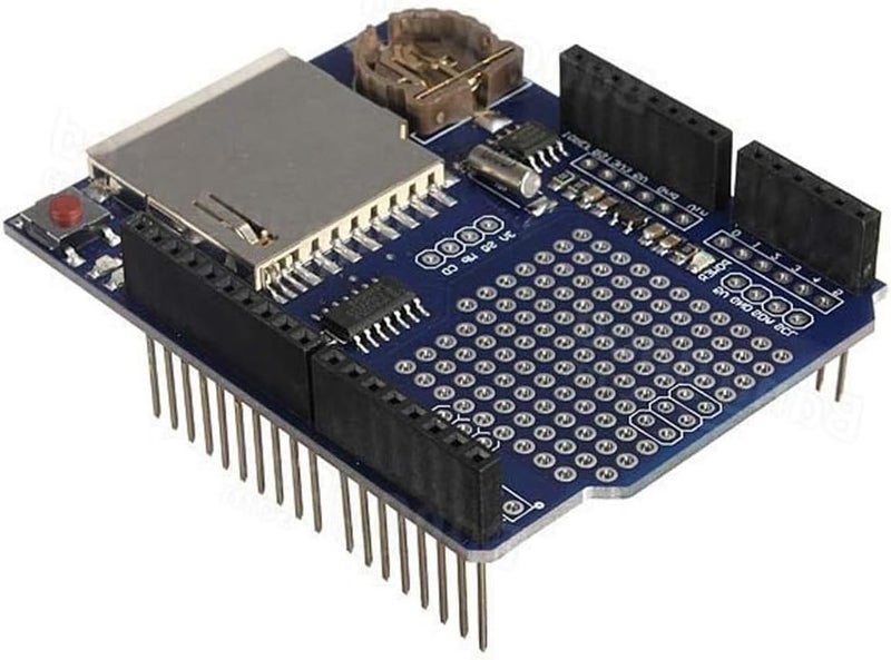 hiBCTR Data Logger Shield Module for Arduino UNO: Logging Recorder with SD Card Slot & Real Time Clock​ - Image 3
